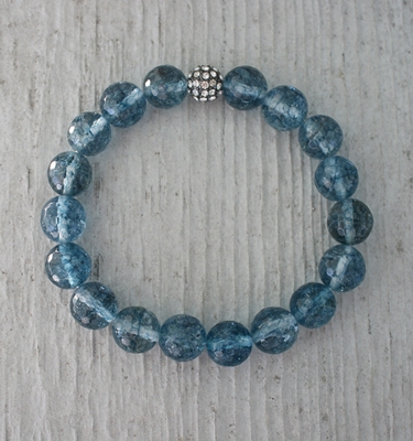 Semi precious stretch bracelet