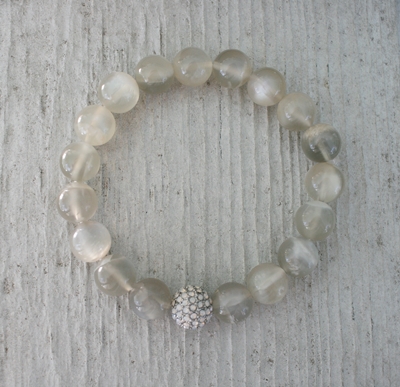 Semi precious stretch bracelet