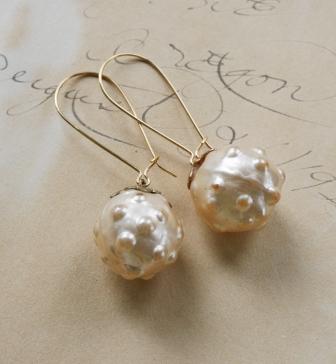 Vintage Lucite and Gold Earrings - The Celine Earrings-earrings, vintage lucite, gold earwires, celine, quirky, fun, summertime, wholesale, tippy stockton 