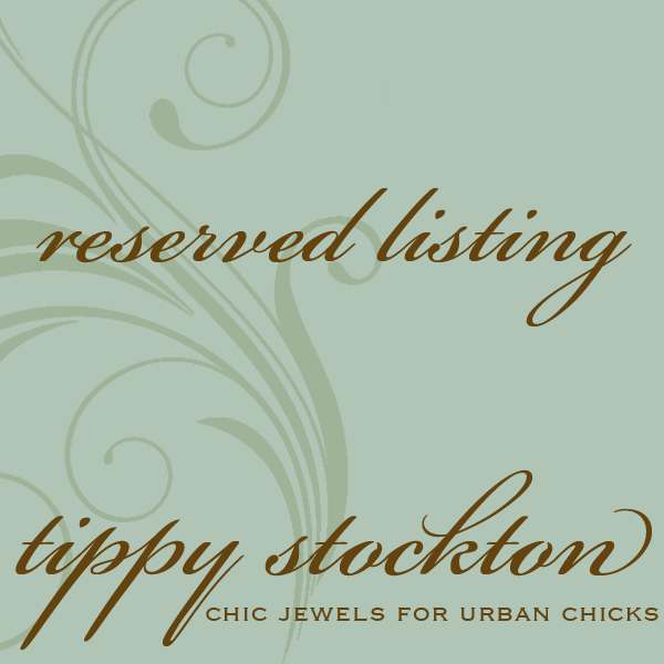 RESERVED LISTING for Saskia White-reserved listing 