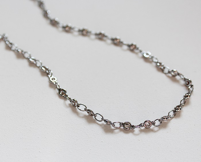 Gold or Silver CZ Simple Necklace - The Nola Necklace