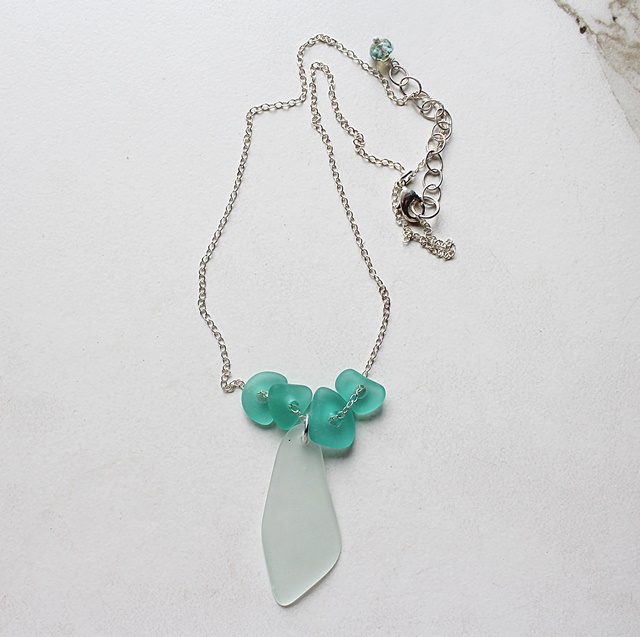 Beach Glass Necklace - The Whidbey Necklace