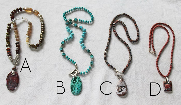 Gemstone Pendant Necklaces #2