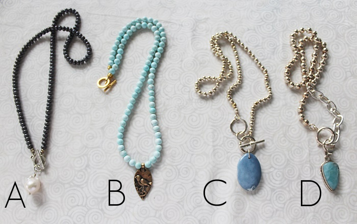 Gemstone Pendant Necklaces #4