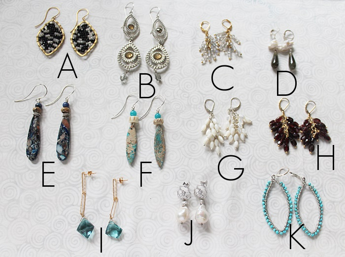 Assorted Gemstone Earrings