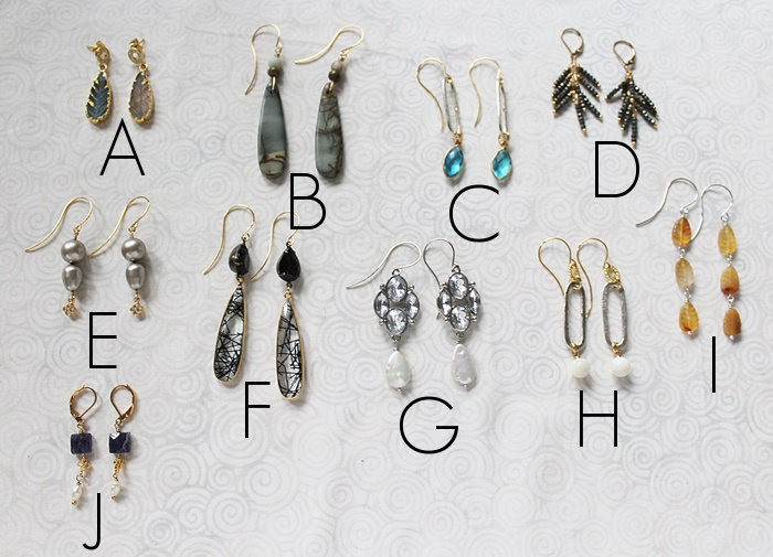 Assorted Gemstone Earrings #2