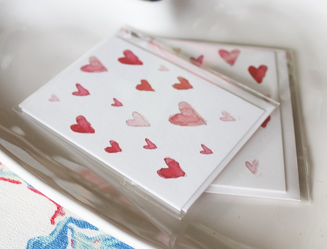 Hearts Mini Notecard