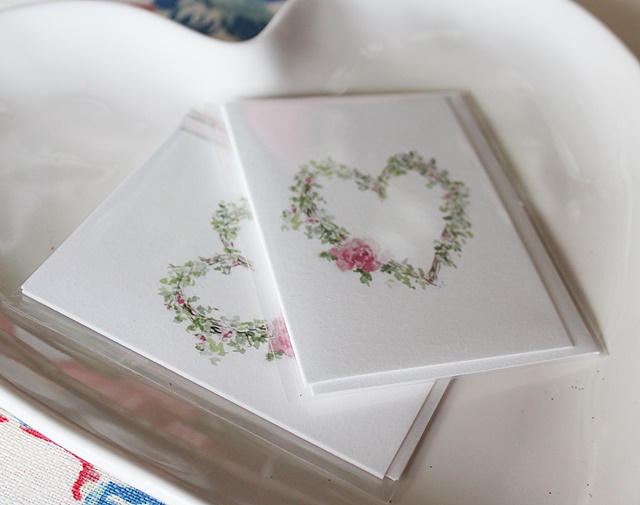 Heart Wreath Mini Notecard