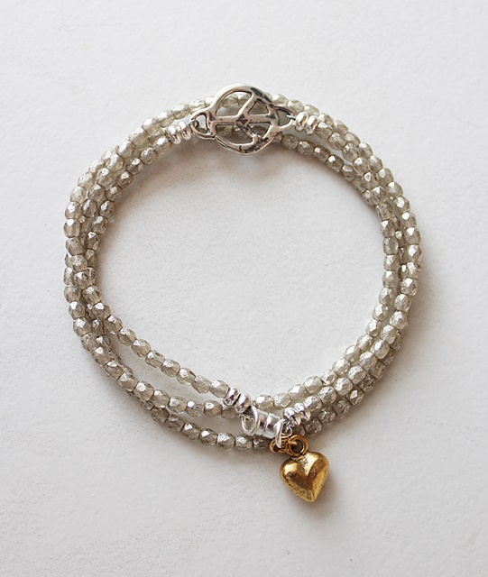 Triple Wrap Bracelet/Necklace - The Peace Bracelet