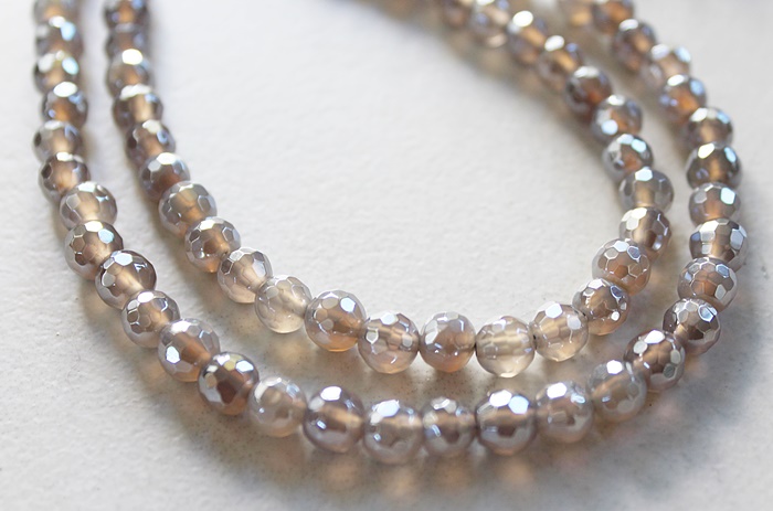 Smoky Quartz Two-strand Convertible Necklace - The Carissa Necklace