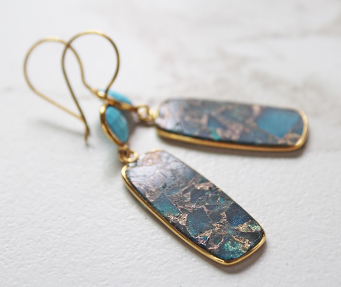 Sky Blue Mohave and Turquoise Earrings - The Mohave Earrings