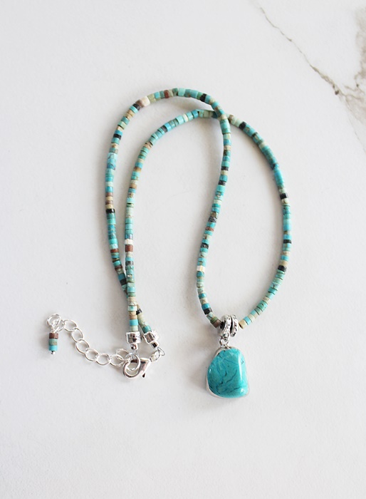 Turquoise Nugget Necklace - The Sedona Necklace