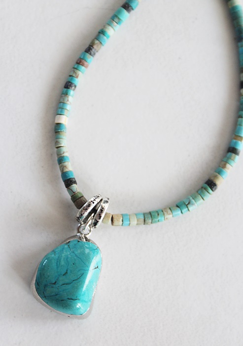 Turquoise Nugget Necklace - The Sedona Necklace