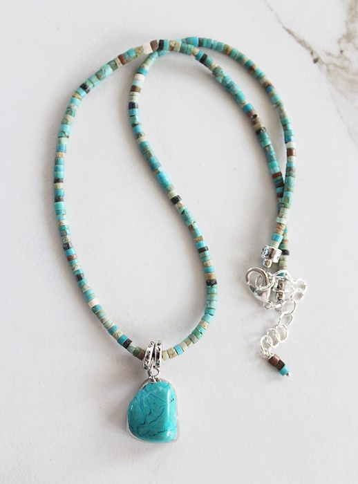 Turquoise Nugget Necklace - The Sedona Necklace