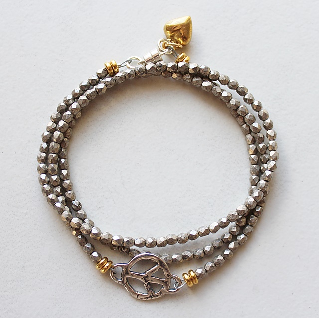 Triple Wrap Bracelet/Necklace - The Peace Bracelet