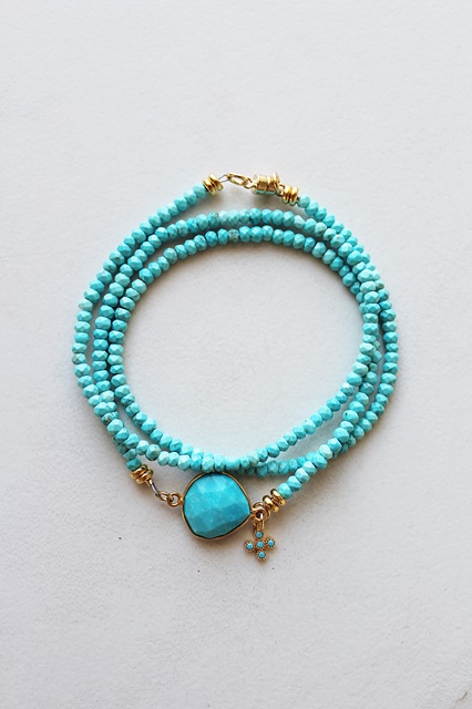 Turquoise Wrap Bracelet - The Lana Bracelet