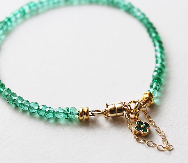 Green Agate Bracelet - The Ivy Bracelet