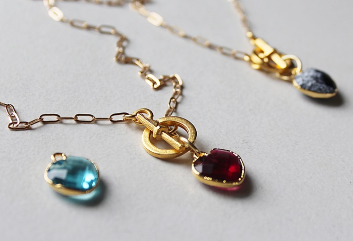 Simple Heart Necklace on Paper Clip Chain - The Simplicity Necklace