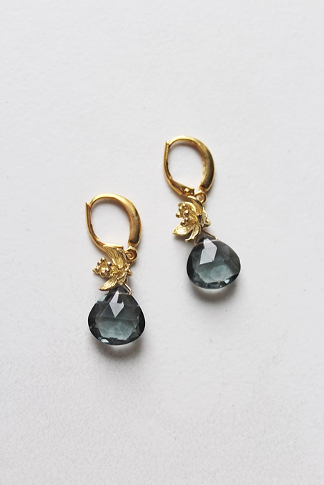 Blue Topaz Earrings - The Macy Earrings