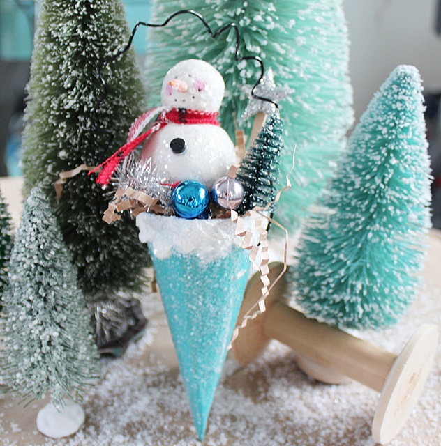 Snowman Cone Ornament