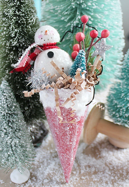 Snowman Cone Ornament