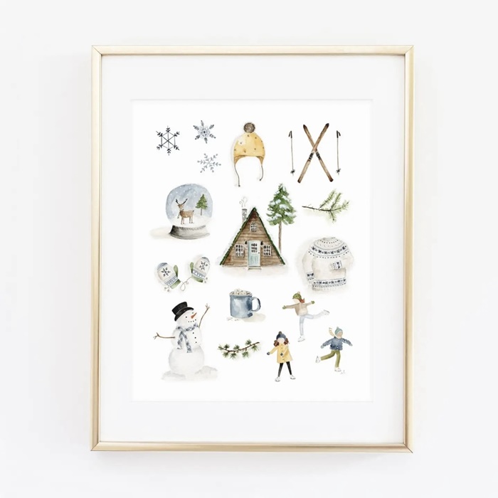 Winter Collection Art Print
