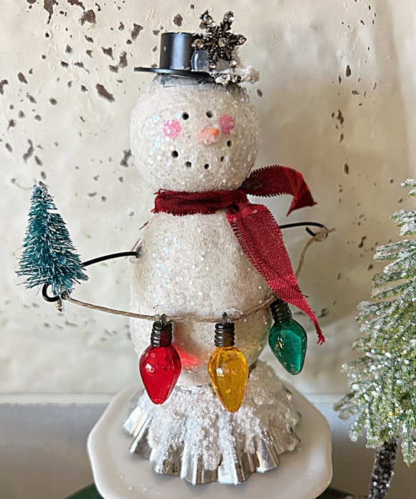 Casey, the Christmas Light Snowman