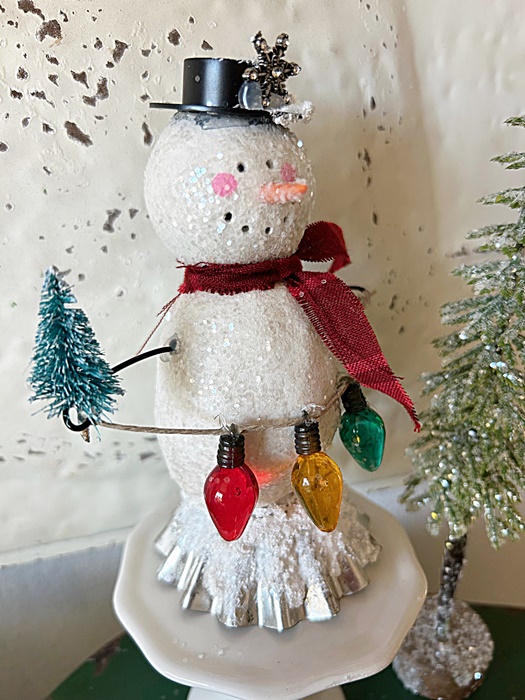 Casey, the Christmas Light Snowman