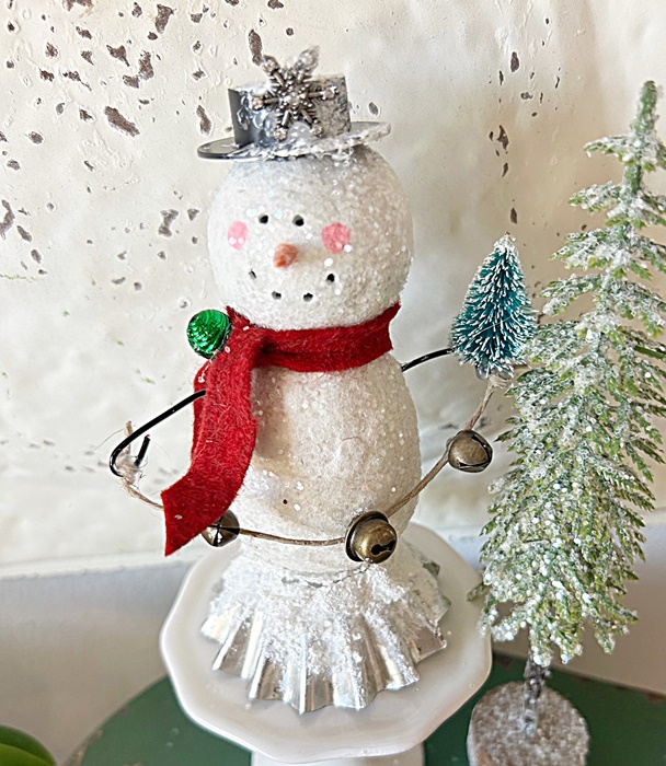 Connor, the Christmas Bell Snowman