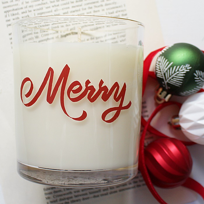 MERRY Hand Poured Soy Wax Candle