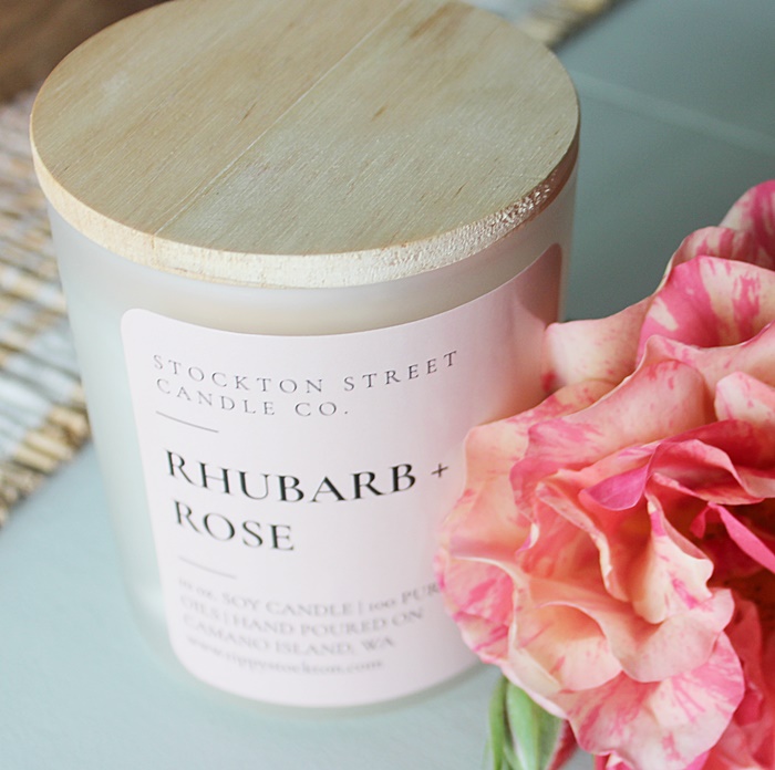 JUNE Candle of the Month - Rhubarb + Rose