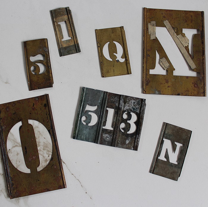 Vintage Metal Stencils