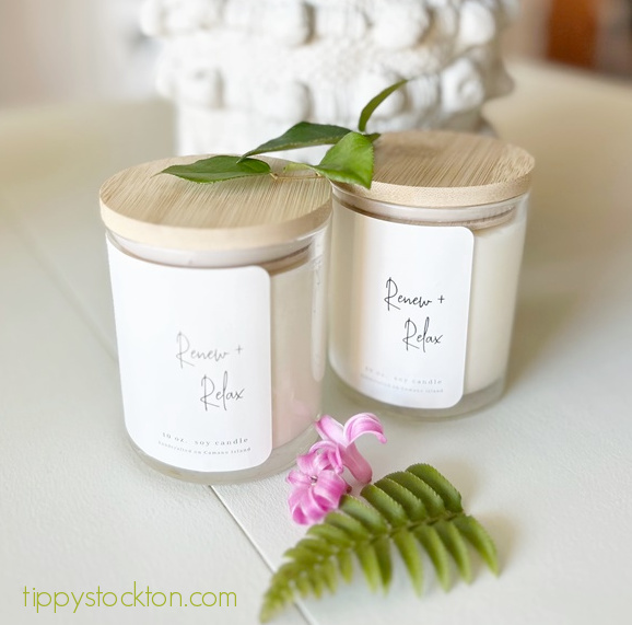 The RENEW + RELAX Soy Candle