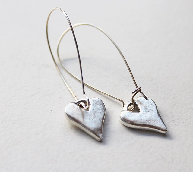 Floating Heart Earrings - The Valentine Earrings