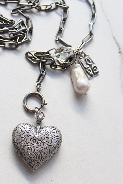 Long, Layering Lariat/Convertible Necklace - The LOVE Necklace