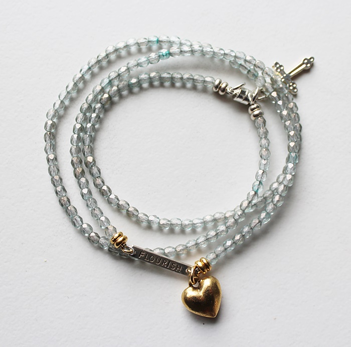 Triple Wrap Flourish Bracelet/Necklace