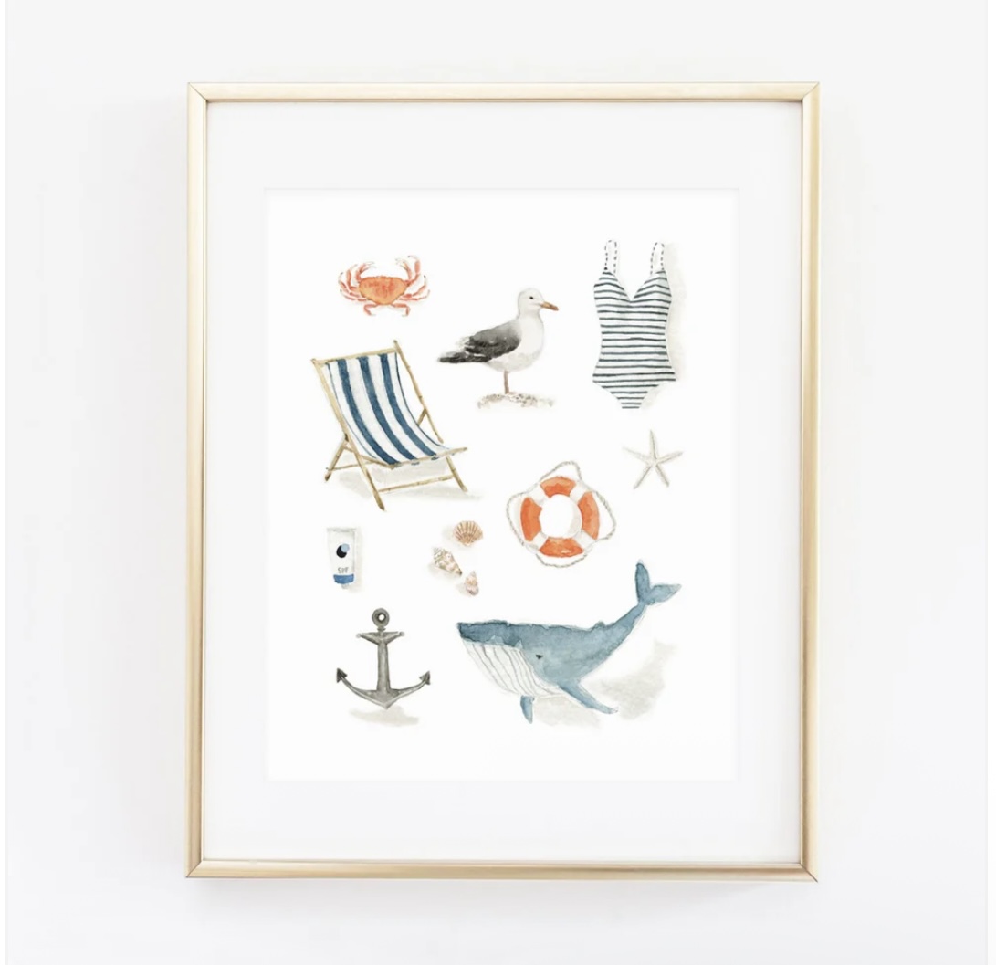 Seaside Art Print