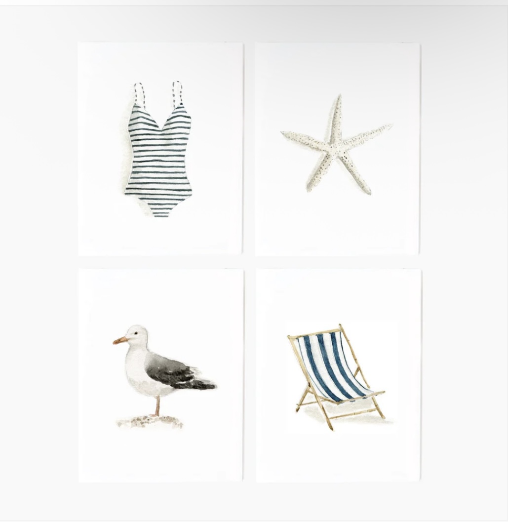 Seaside Assorted Notecard Set