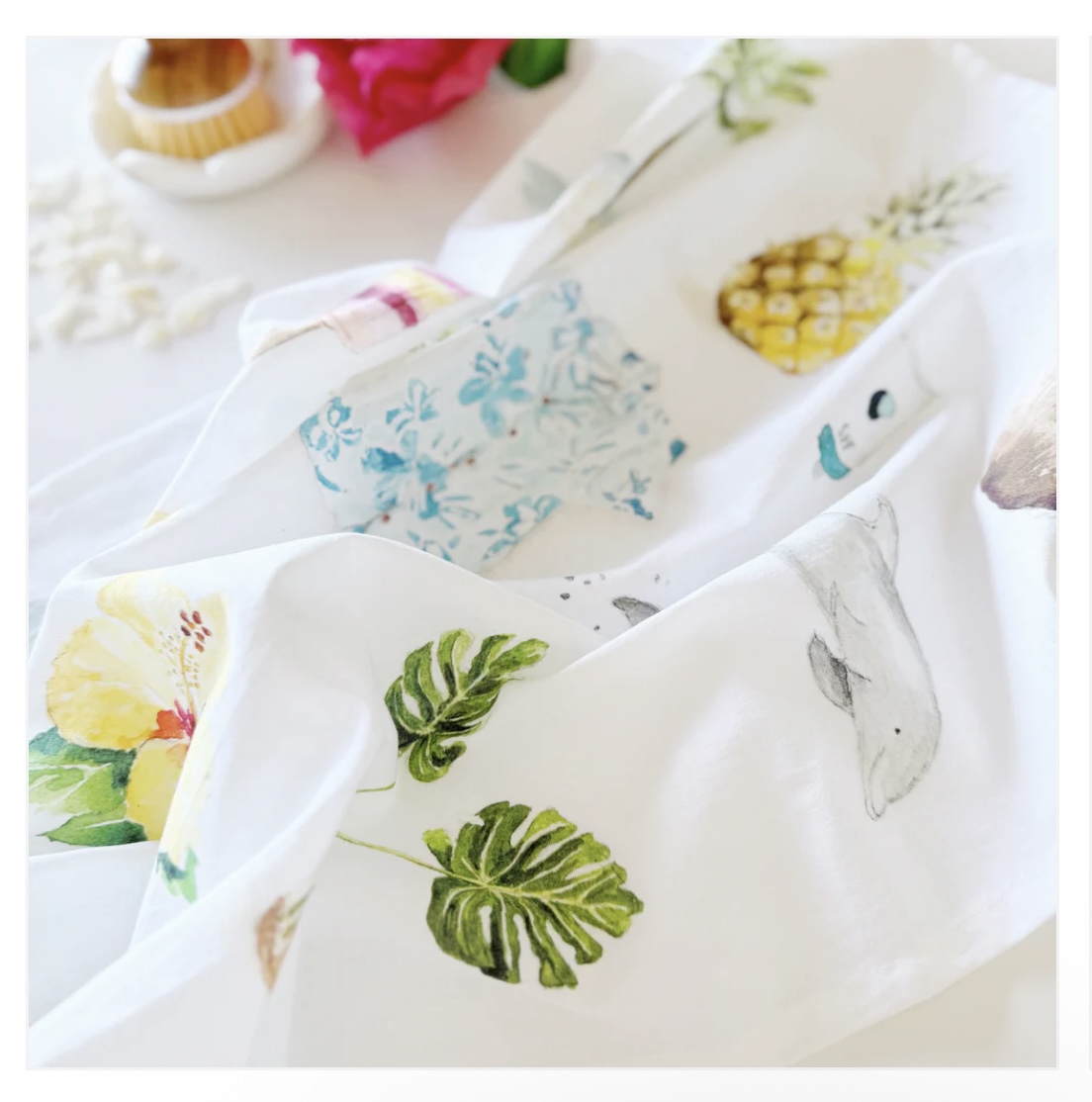 Tropical Tea Towel