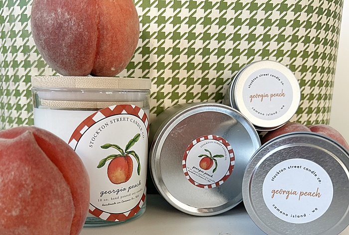 August Candle of the Month - Georgia Peach