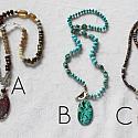 Gemstone Pendant Necklaces #2