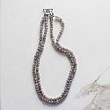 Smoky Quartz Two-strand Convertible Necklace - The Carissa Necklace