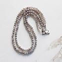 Smoky Quartz Two-strand Convertible Necklace - The Carissa Necklace