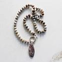 Gobi Agate Pendant Necklace - The Autumn Necklace