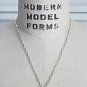 Sodalite Sterling Silver Pendant Necklace - The Beth Necklace
