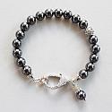 Fresh Water Pearl and CZ Clasp Bracelet - The Morgan Bracelet