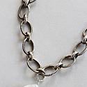 Silver Chain and Baroque Pearl Necklace - The Sabrina Necklace