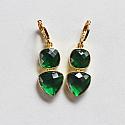 Trillion Drop Earrings (Choose your Stone) - The Catalina Drop Earrings