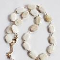 Sunset Moonstone Pendant Necklace - The Mallory Necklace