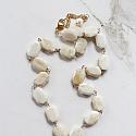 Sunset Moonstone Pendant Necklace - The Mallory Necklace